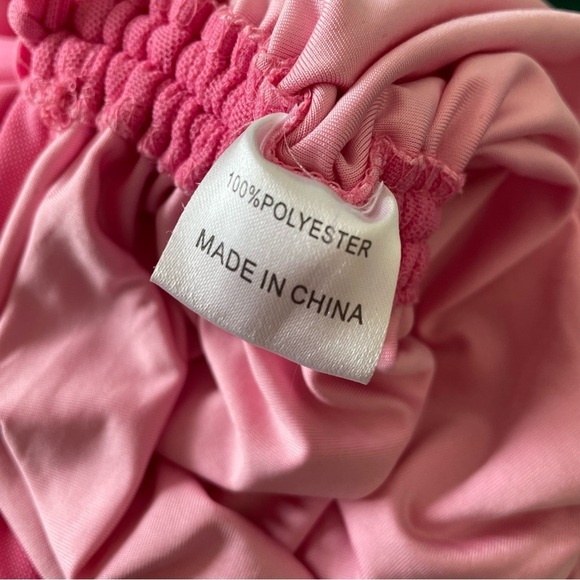 RUMOR Total Time Pink Ruched Open Back Y2K Mini Party Bodycon Dress NWT AU6/US2 - Picture 10 of 12
